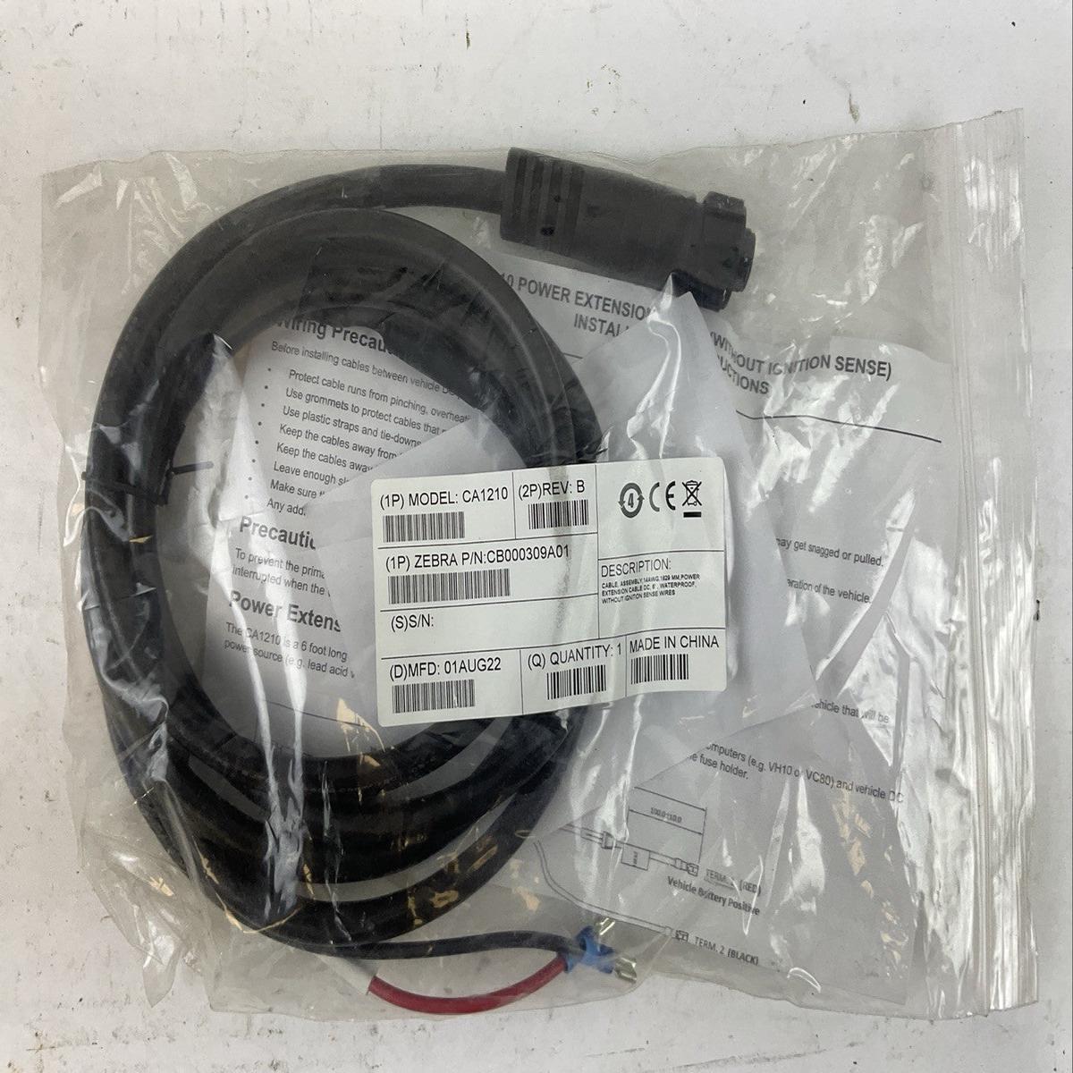 ZEBRA CB000309A01 REV B CA1210 POWER CABLE - Default Title