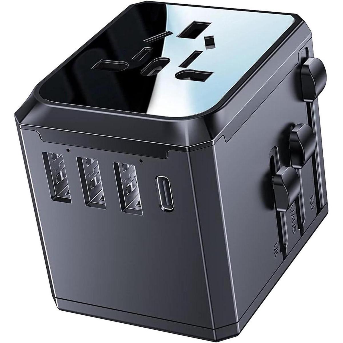 Yesido MC10 Universal Adapter - USB-C / USB-A / Black