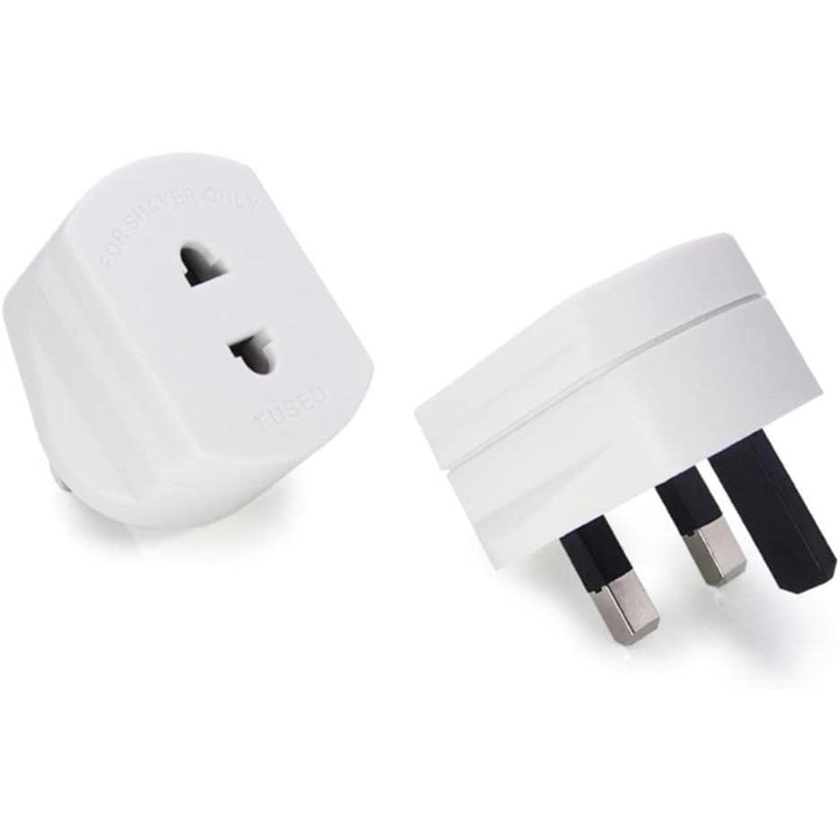 2-Pin Plug To 3-Pin Plug Adaptor