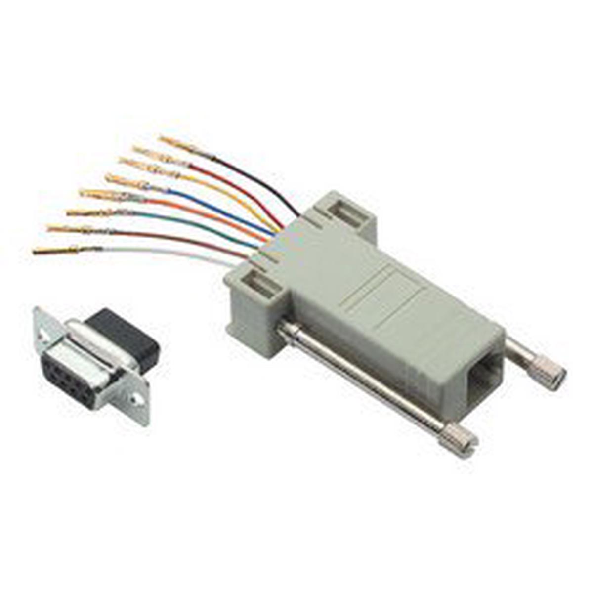 RA098F  Adaptor Kit, DB9F/RJ45 Jack