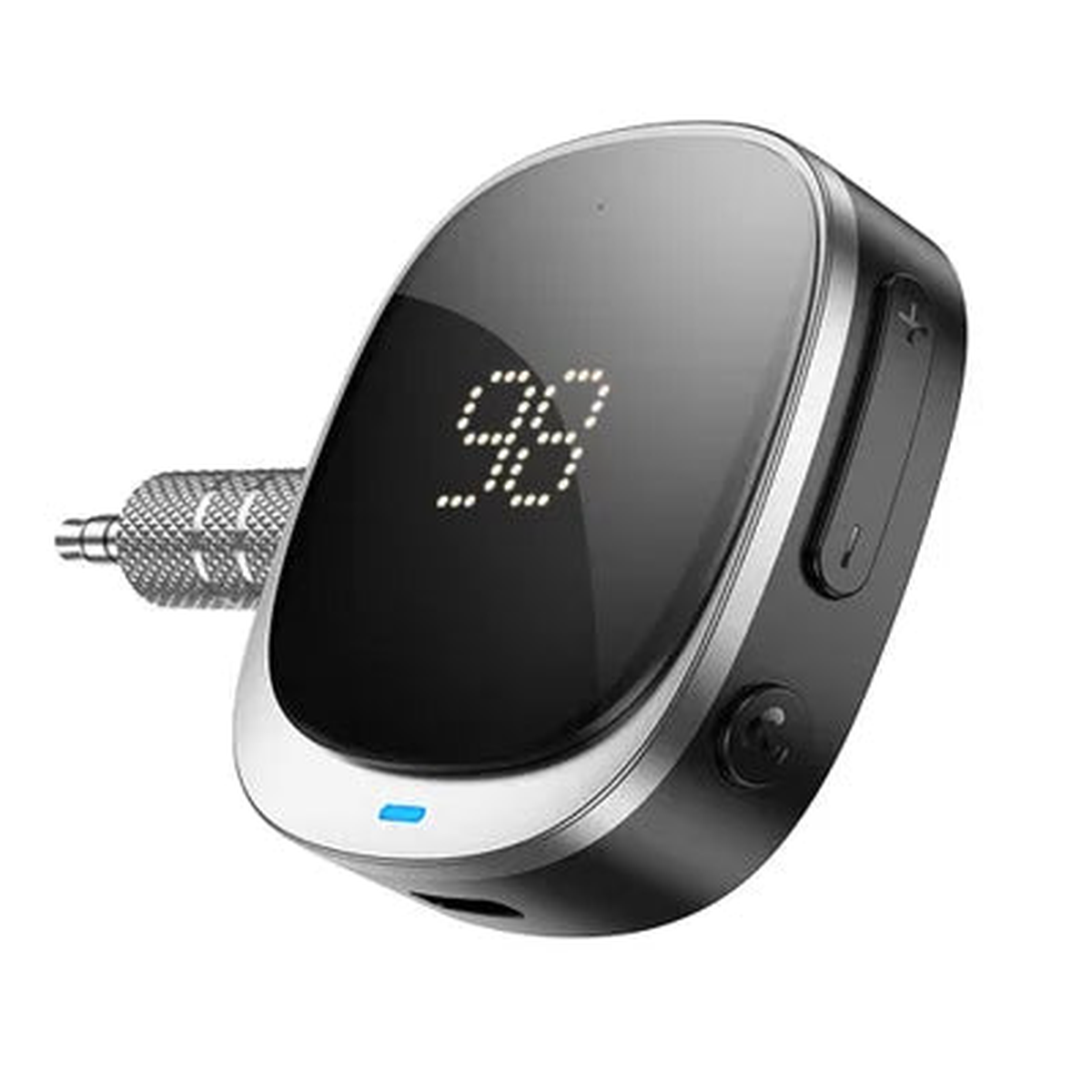 HOCO adapter AUX BLUETOOTH with display E80  Black