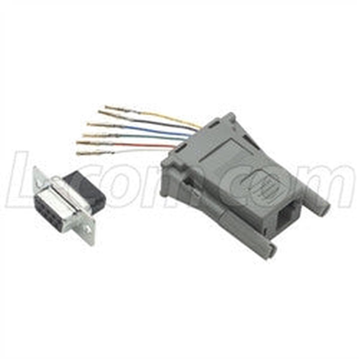 REC096FD  Adaptor Kit, DB9F/MMJ Jack